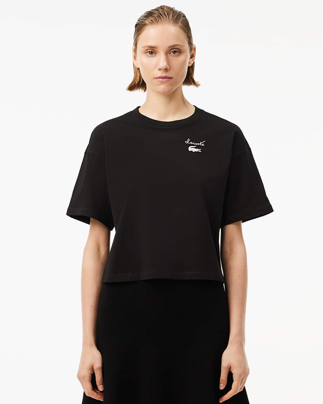 Women Relaxed Fit Round-Neck T-Shirt