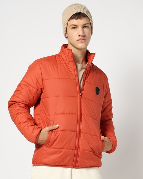 Men Regular Fit Puffer Jacket