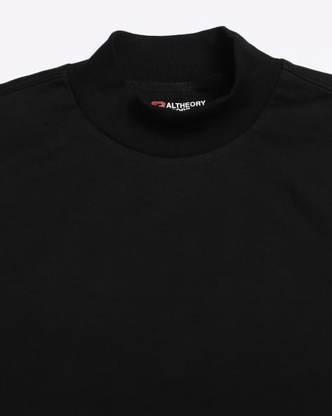 Buy Jet Black Tshirts for Men by Altheory Sport by AZORTE Online 