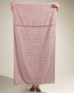 damensch Striped Cotton Sheared Bath Towel 59" x 30"-picture-22