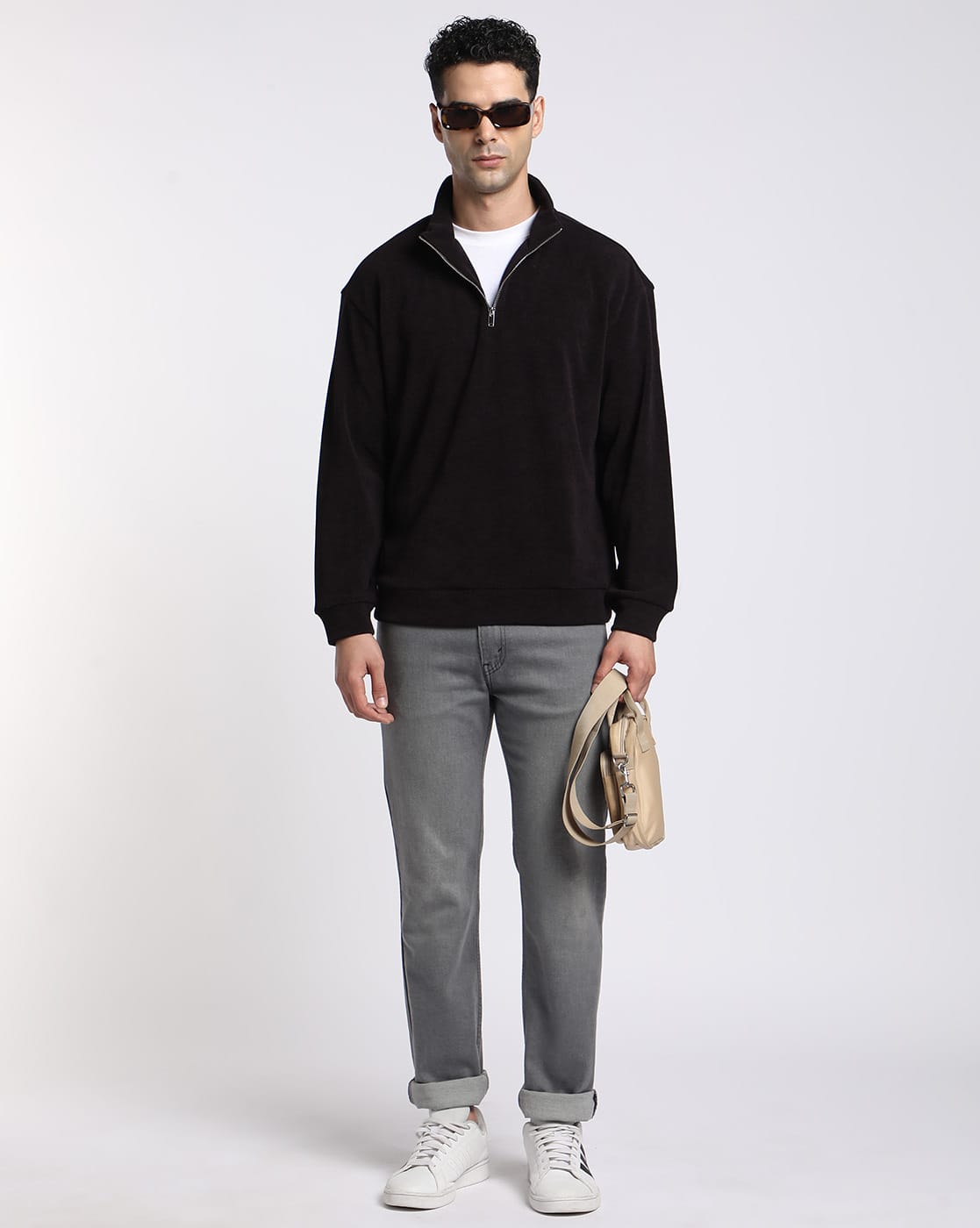 Buy Purple Sweatshirt & Hoodies for Men by Altheory by AZORTE