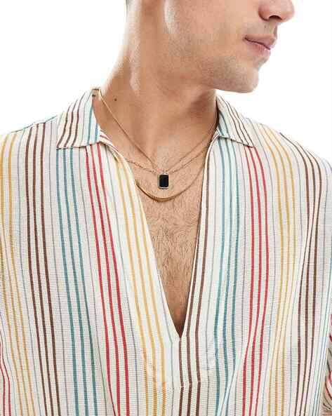 asos rainbow top