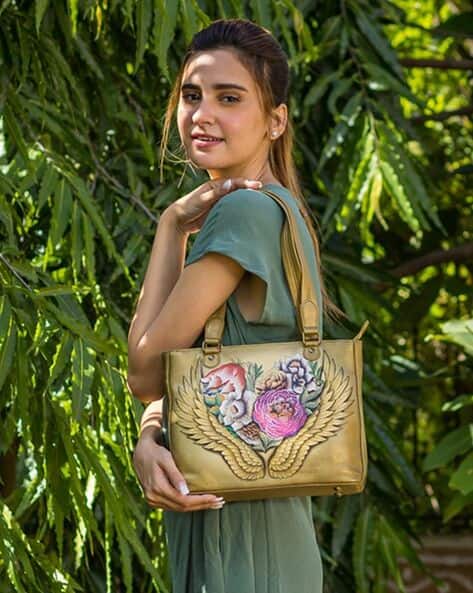 Buy Gold Handbags for Women by Anuschka Online