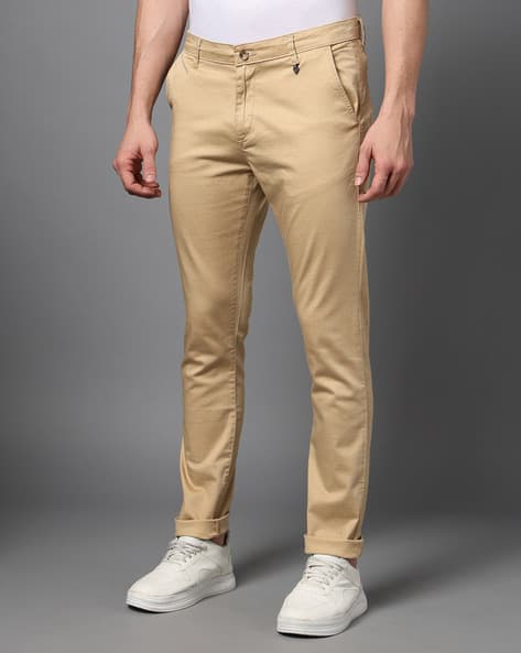 Buy Khaki Trousers Pants for Men by MONTE BIANCO Online