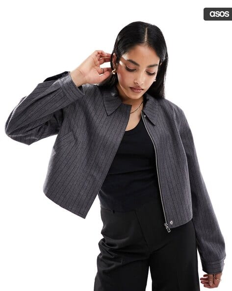 Buy Charcoal Grey Jackets Coats for Women by ASOS DESIGN Online