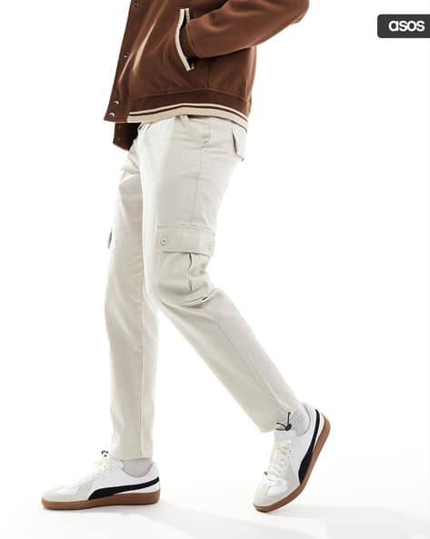 Men Tapered Cargo Trousers