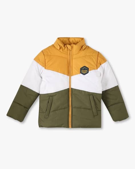 Buy Mustard Jackets Coats for Boys by KB TEAM SPIRIT Online - Main Image