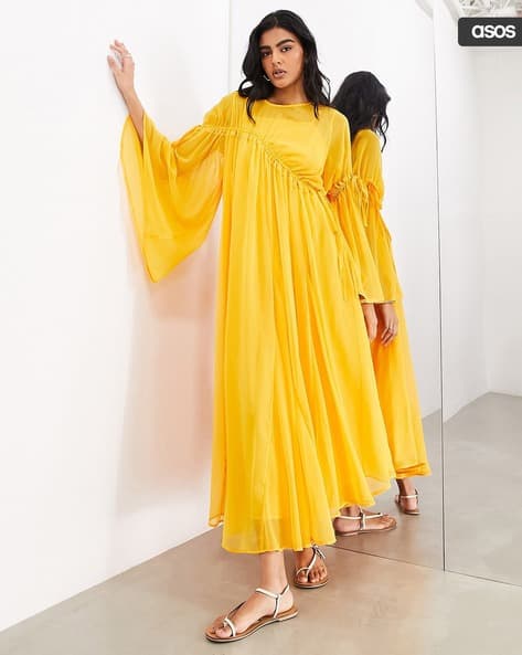 Buy ASOS DESIGN Curve Ruffled Detail Lace Maxi Dress Online | Ajio.com Buy ASOS DESIGN Curve Ruffled Detail Lace Maxi Dress Online | Ajio.com