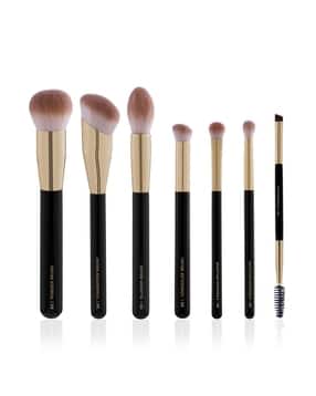 pac Pack of 7 Beginner Basic Face and Eye Brush Kit-picture-24