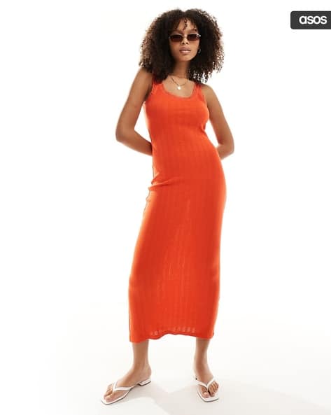 black bodycon midi dress long sleeve Flounce London high neck mini dress in red – ASOS Sample Sale main image 1