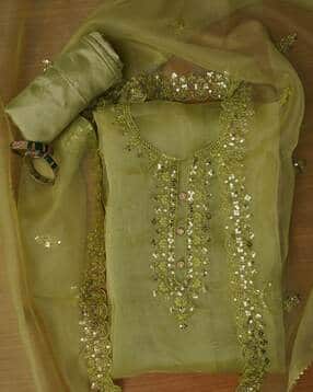 jaipur kurti Women Embroidered Unstitched Dress Material-picture-17