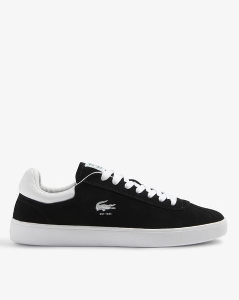 Mens Shoes Lacoste Shoes Online Men Lace-Up Round-Toe Sneakers