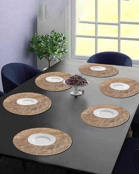 Set of 6 Geometric Pattern Table Placemats