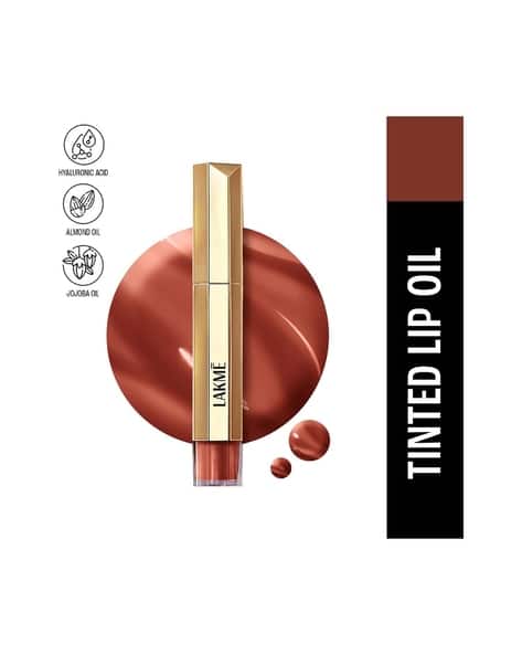 LAKME 9to5 Overtime Shine Tinted Lip Oil - Cocoa Truffle