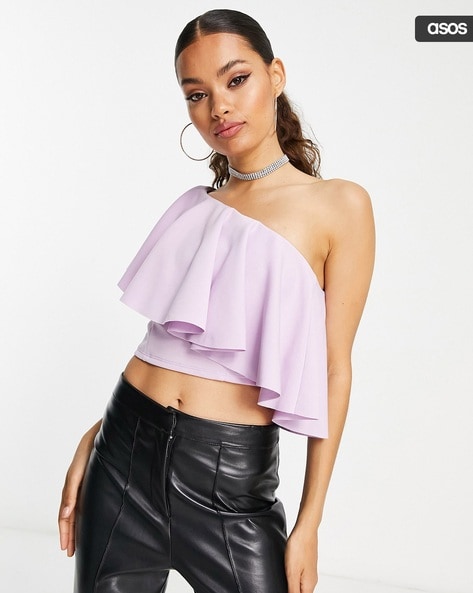 Asos frill top online