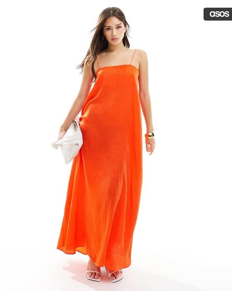 Buy Red Dresses for Women by ASOS DESIGN Online | Ajio.com