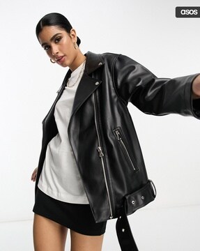 Buy Black Jackets Coats for Women by ASOS DESIGN Online Ajio