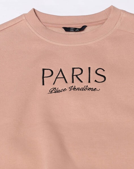 Buy Peach Sweatshirt Hoodies for Women by DNMX Online