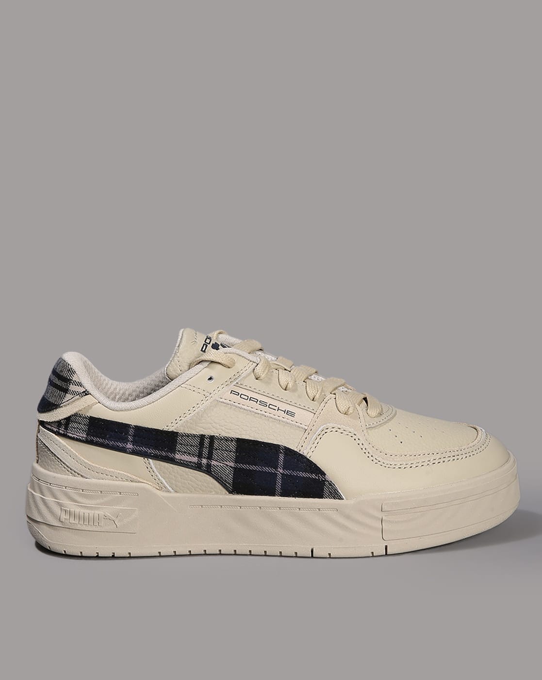 Buy Puma PL CA Pro Tartan Desert Dust-Redmazing Sneakers  display picture 3