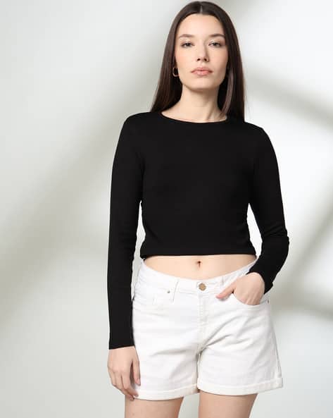 Lee Cooper Women Fitted Crew-Neck T-Shirt