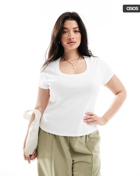 square neck top asos