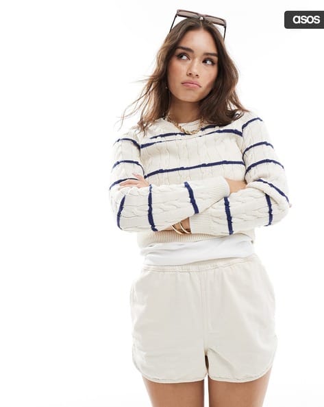 asos striped long sleeve top