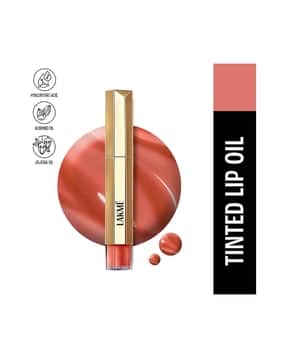 lakme 9to5 Overtime Shine Tinted Lip Oil - Coral Charm-picture-10