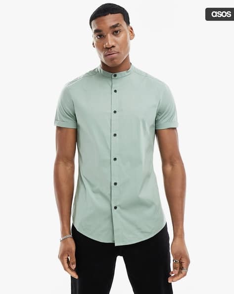 Buy Sage Green Shirts for Men by ASOS DESIGN Online