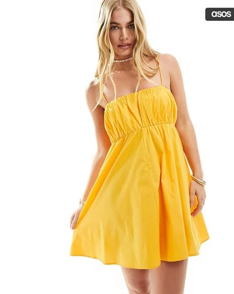 Buy Orange Dresses for Women by ASOS DESIGN Online | Ajio.com