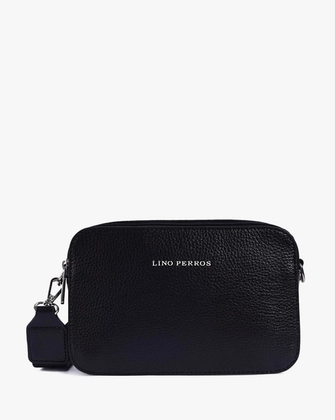 Lino Perros Women Reptilian Pattern Crossbody Bag with Detachable Strap