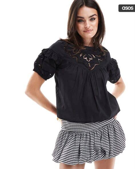 asos peasant blouse
