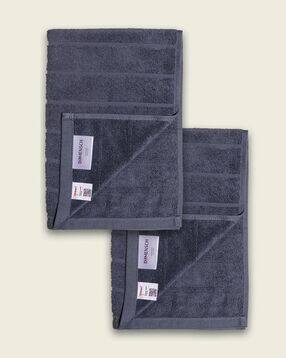 Set of 2 Cotton Hand Towels 24" x 16"