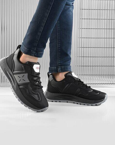 ARBUNORE Men Panelled Low-Top Lace-Up Casual Shoes