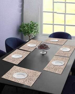 Set of 6 Geometric Pattern Table Placemats-image-1