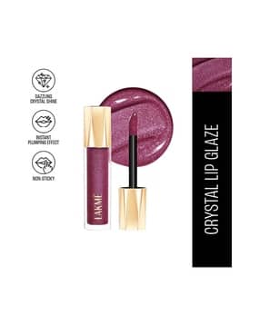 lakme Glitterati Lip Glaze - 501 Berry Sparkler-picture-16