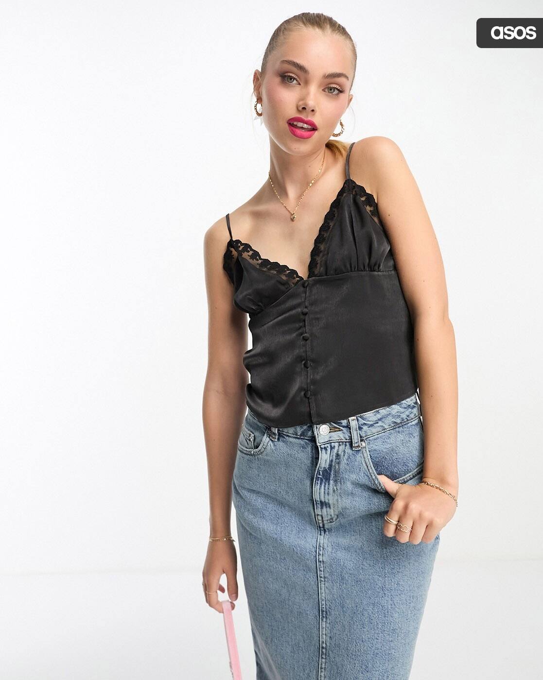 Buy Black Tops for Women by MISS SELFRIDGE Online | Ajio.com