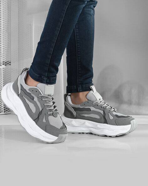 ARBUNORE Men Low-Top Lace-Up Casual Shoes