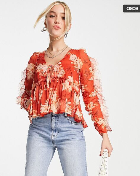 Buy Rust Tops for Women by ASOS DESIGN Online Ajio