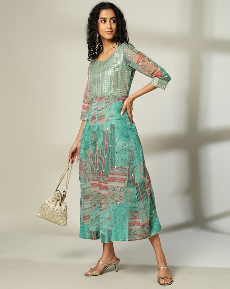 Buy Green Dresses Gowns for Women by AVAASA SET Online Ajio