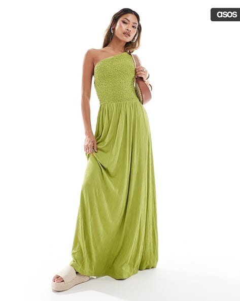 Buy Green Dresses for Women by ASOS DESIGN Online | Ajio.com