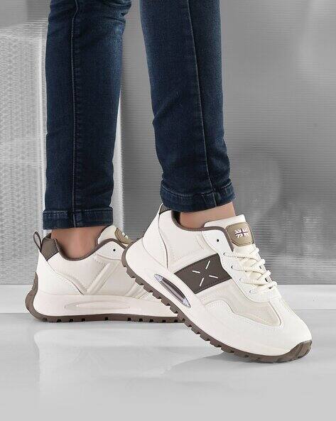 ARBUNORE Men Panelled Low-Top Lace-Up Casual Shoes