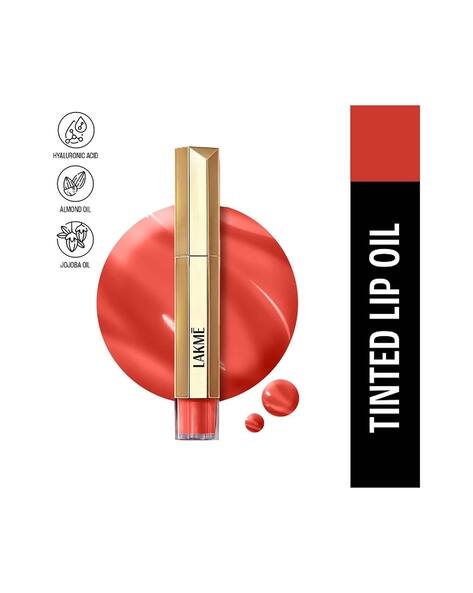 LAKME 9to5 Overtime Shine Tinted Lip Oil - Brick Rouge