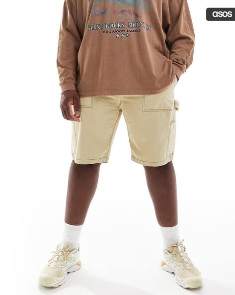 ASOS DESIGN Men Flat-Front Cargo Shorts