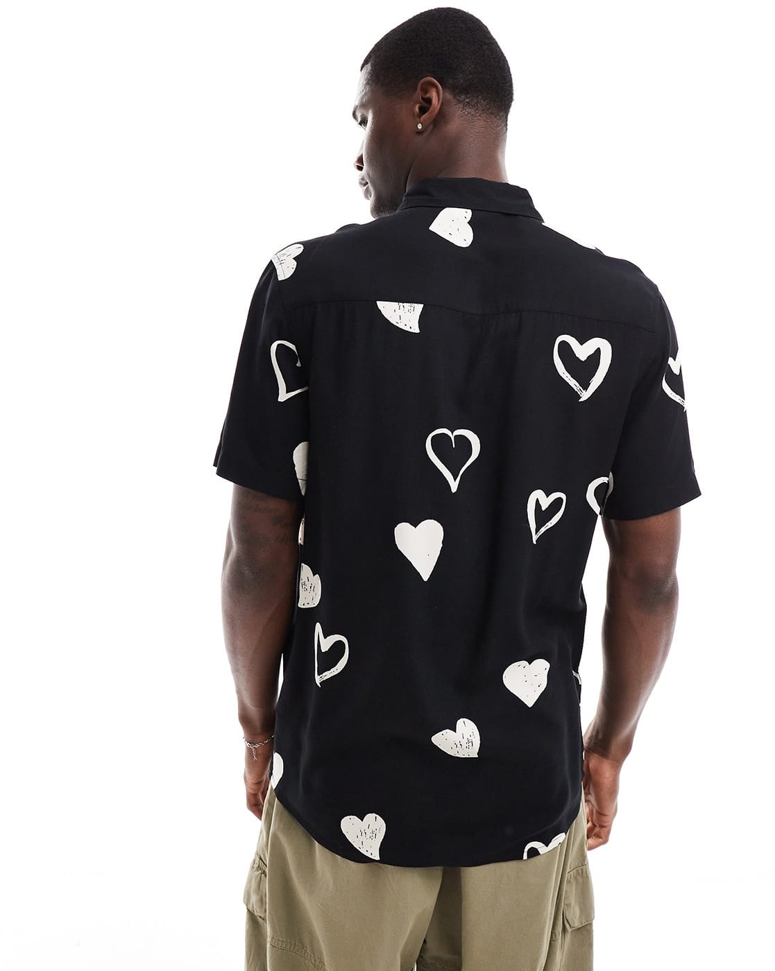 Buy Black & White Shirts for Men by ASOS DESIGN Online | Ajio.com