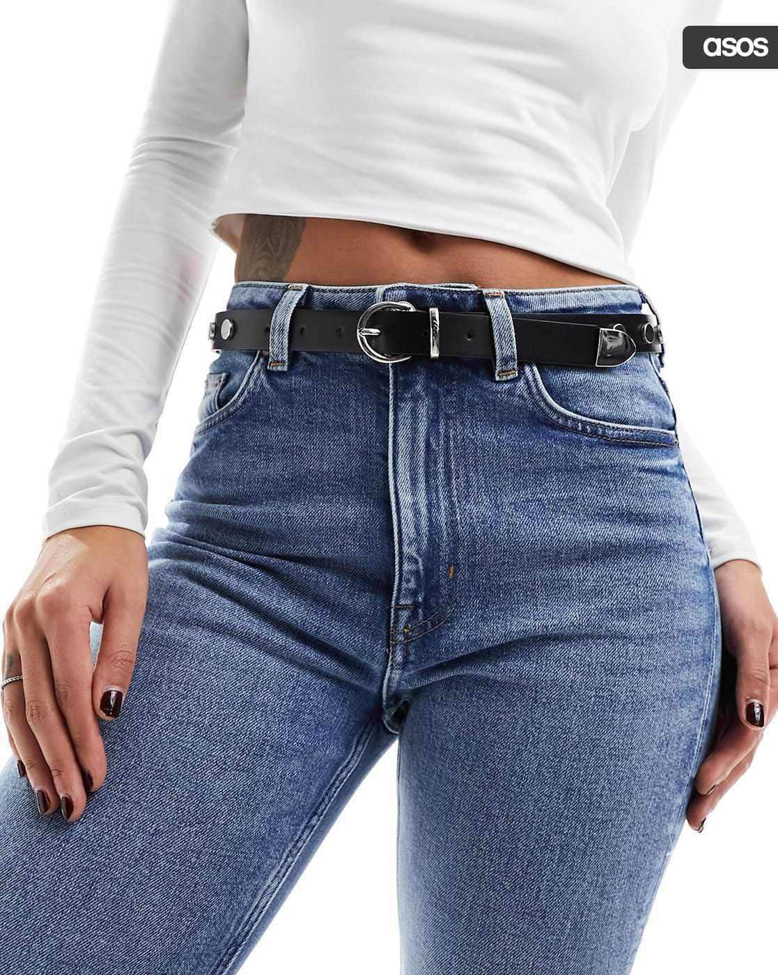 Studded Belt Asos Buckle Belt Studded Waist Hip Jeans Belt