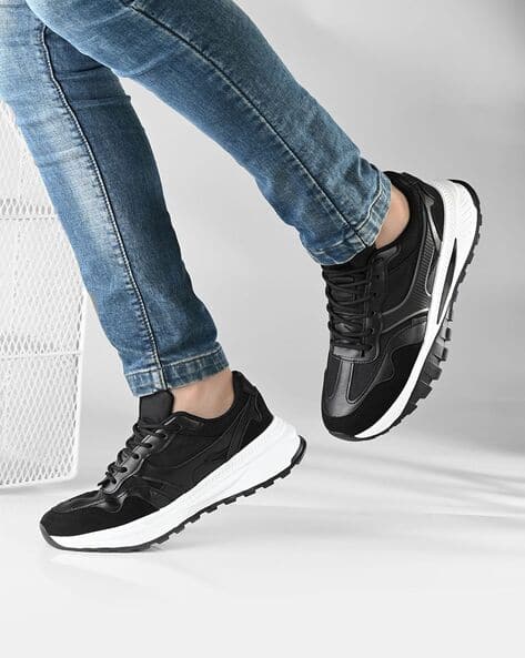 ARBUNORE Men Low-Top Lace-Up Casual Shoes