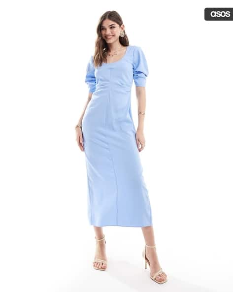 turquoise knee length bridesmaid dresses Lavetir Aqua Blue A-Line V-Neck Sleeveless Ruched Chiffon Short 2026 Size:US 24W while the midi hemline Luxury Formal Wear Satin Bridesmaid Dress Prom