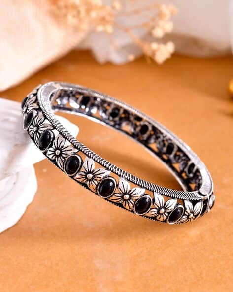 Buy Silver-toned Bracelets Bangles for Women by VALLEY OF