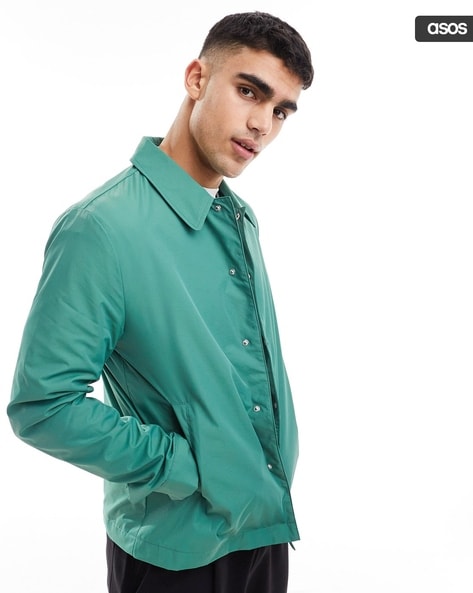 Buy Green Jackets Coats for Men by ASOS DESIGN Online Ajio