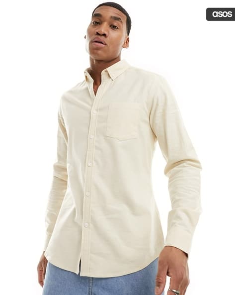 Men Slim Fit Oxford Shirt